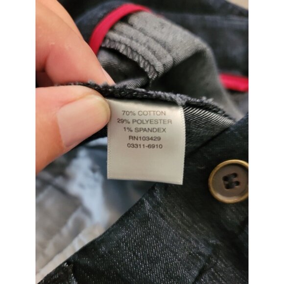 Christopher & Banks Women's Capris Stretch Pants Dark Blue Size 12 - Picture 7 of 7